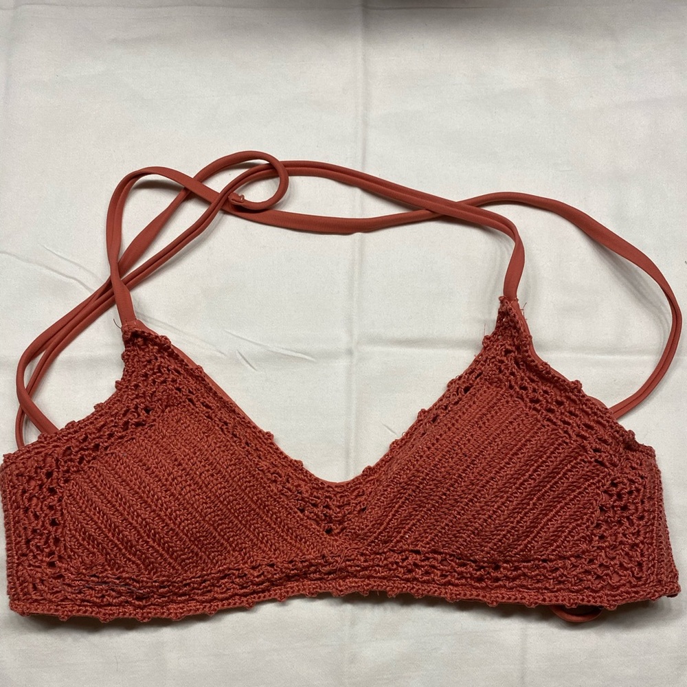 Crochet bikini top
